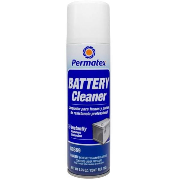 Permatex Battery Cleaner Spray – Model 80369 – 5.75 oz – Lot of 4