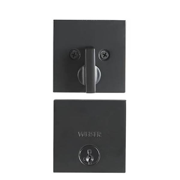 Lot of 2 Weiser Downtown BHMA Certified Grade 1 Single Cylinder Deadbolt with Microban Technology