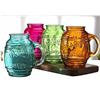 Image 1 : Claro Set of 4 Barrel Mugs 17 oz in Assorted Colors
