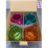Image 3 : Claro Set of 4 Barrel Mugs 17 oz in Assorted Colors