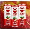 Image 1 : Wize Sparkling Apple Iced Tea Lot of 12 Cans, 355 ml Each