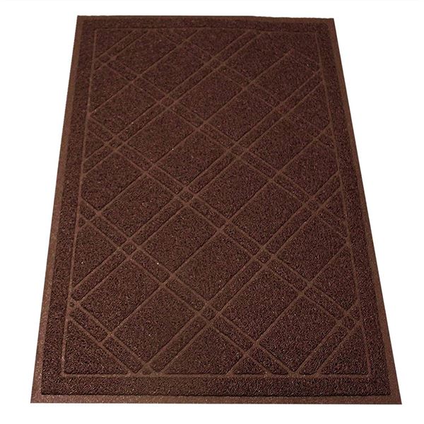 SlipToGrip Door Mat 35 x 23 Inches Waterproof Spray Clean Shake Clean BROWN LOT OF 2