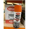 Image 2 : Krylon Rust Protector Gloss Orange Spray Paint 6 x 340g