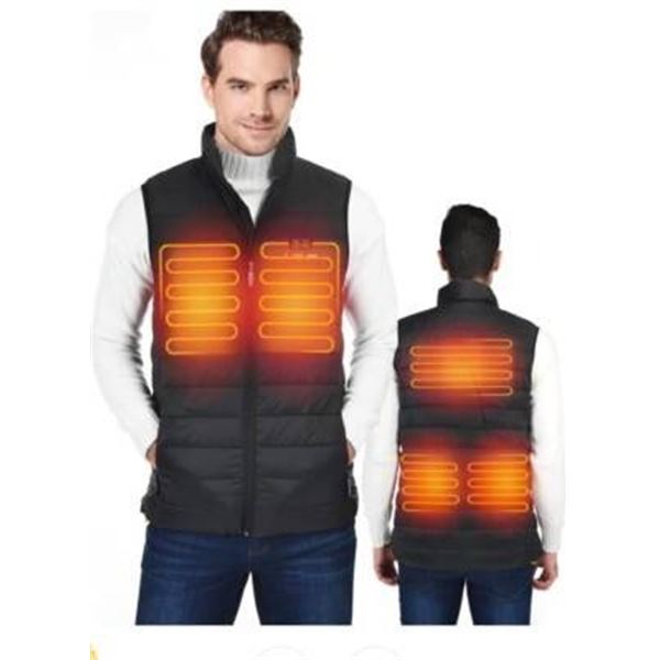 Leapsee Men’s Heated Vest With Pockets Size XL