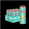 Image 1 : Alani Nu Juicy Peach Energy Drink, 12 Pack – 355 mL Cans