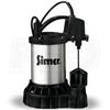 Image 1 : Simer Model 3986 High Output Sump Pump – 1/2 HP, 4680 GPH