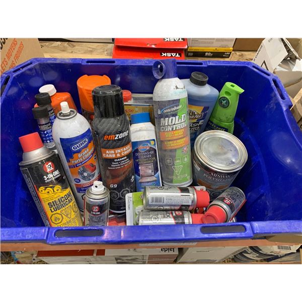 Automotive and Household Chemical Products in Mixed Quantities