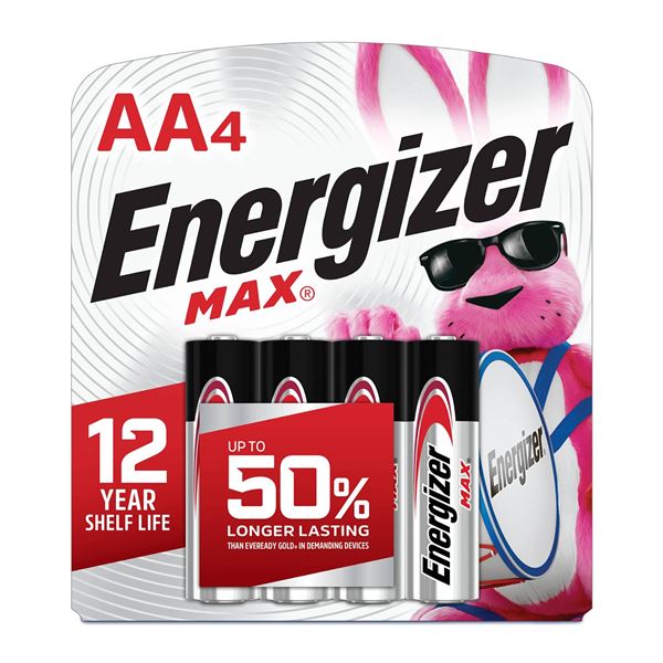 Energizer MAX AA Alkaline Batteries 6 x 8-Pack