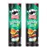 Image 1 : Pringles Scorchin Sour Cream And Onion 14-Pack, 156g Cans