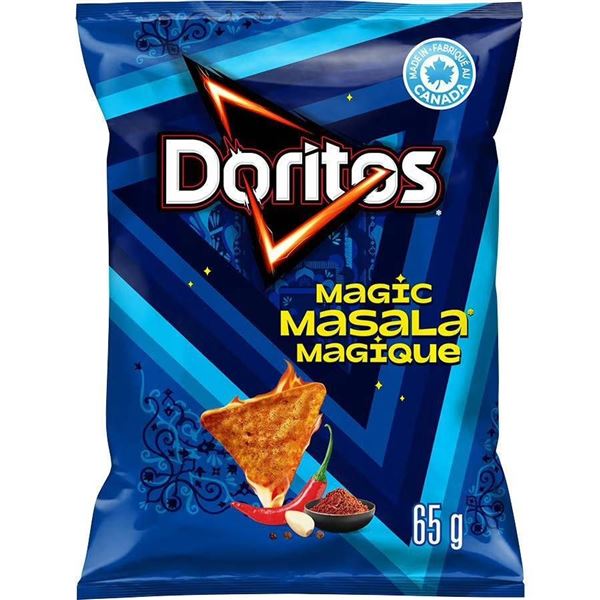 Frito Lay Doritos Magic Masala Snack Size 32 Bags of 63g Each