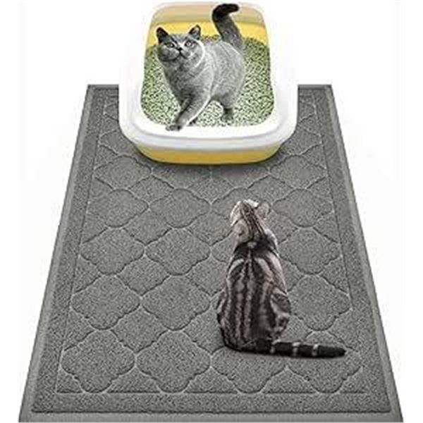 Purple Pet Cat Jumbo Litter Mat With Varying Colors LOT OF 2