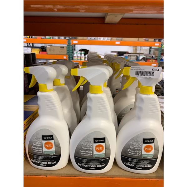 Spray Bottles Mold and Mildew Remover, 6 x 700 ml Each