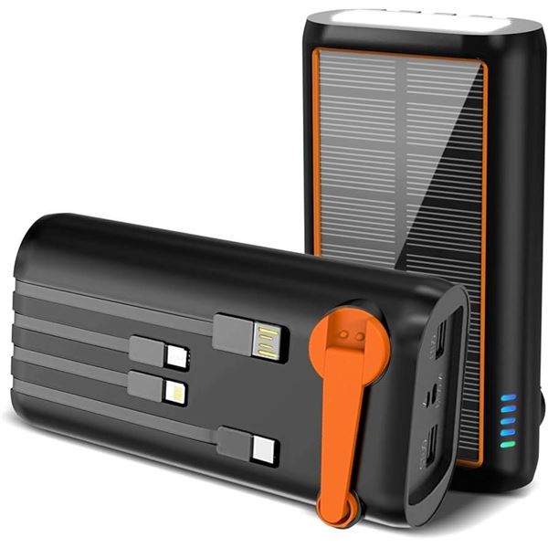 Solar Power Bank HP8 Orange 61200mAh Capacity