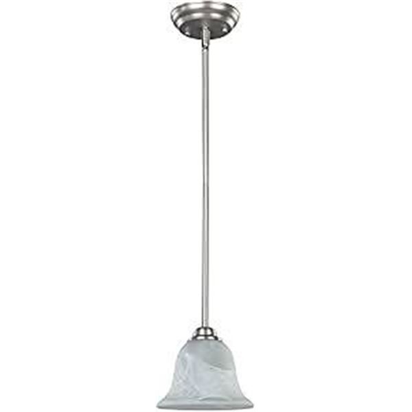 Michael Pendant Light with Metal Finish and Frosted Glass Design