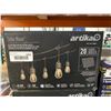 Image 2 : Artika Solar Blaze 20-LED Bulb Solar String Lights, IP65, 300 Lumens