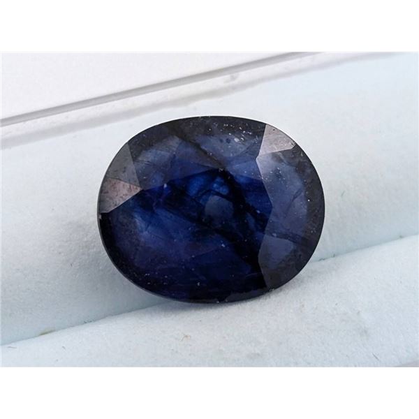 5.68 ct Certified Midnight Sapphire gemstone ($6,816 Appraisal)