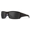 Image 1 : WX Twisted ALT Matte Black Frame with Captivate Polarized Grey Lens