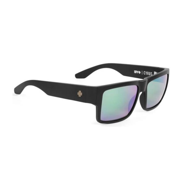 Spy Cyrus – Matte Black / Happy Bronze Polarized w/ Green Spectra Sunglasses