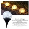 Image 1 : Homebase Solar Crackle Ball Glass LED Lights – Lot of 2