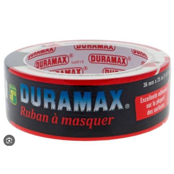 Duramax Adhesive Tape 36 mm x 25 m, Lot of 24 Rolls