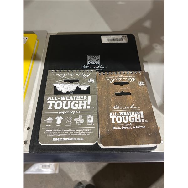 Lot of Rite in the Rain All-Weather Notebooks and Pocket Notepads