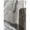 Image 3 : Area Rug With TPR Backing, Skin-Friendly and Machine Washable 6′ x 9’White & Grey
