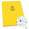 Image 1 : Rite In The RainMaxi Bound Book, Hard Cover, Yellow, 160 Pages, 8-1/2″ W x 11″ L