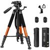 Image 1 : Joilcan Tripod for Cameras and Smartphones with 15 lb Maximum Load