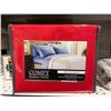 Image 2 : Comfy Bamboo World 1800 Gold Series Queen Sheet Set Red