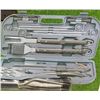 Image 1 : Tera Gear Complete BBQ Tool Set with Stainless Steel Components – 14 Pieces