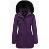 Image 1 : MOERDENG Women’s Womens Purple Jacket, Model 2318, Size M