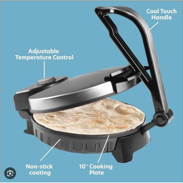 CucinaPro Tortilla and Flatbread Maker Model 1443