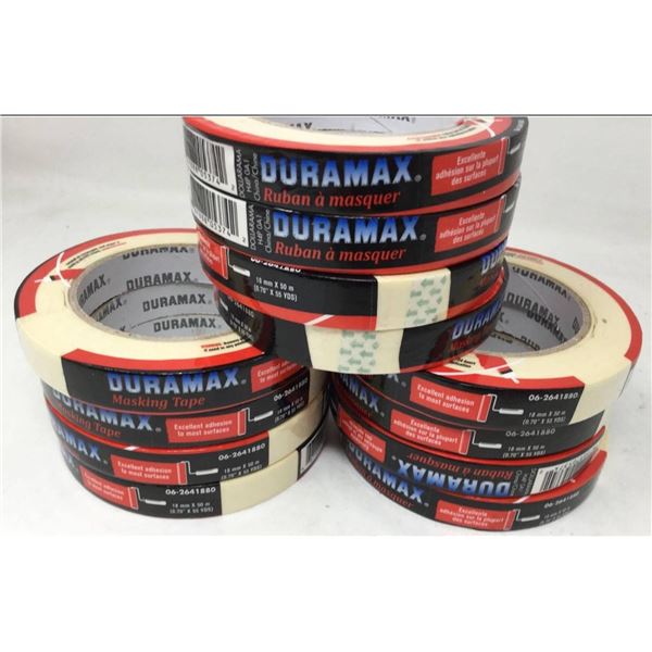 Lot of 48 Duramax 18mm x 50m Masking Tape,