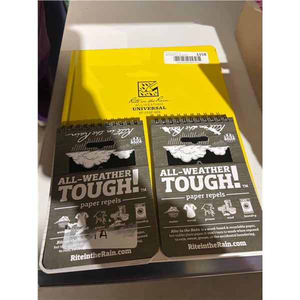 Lot of Rite in the Rain Universal Spiral Notebooks – Lot of Three