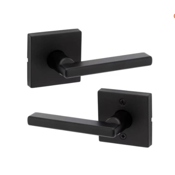 Weiser Halifax Matte Black Passage Dummy Lever (Model: 9GLA120-074) Case of 6