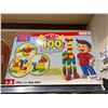 Image 1 : Mega Bloks 100-Piece Set Model 8456 for Ages 1-5