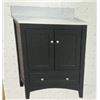 Image 1 : Homebase 24-inch Edinburgh Vanity in Espresso Finish with Cultured Marble Top
