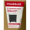 Image 2 : Homebase 24-inch Edinburgh Vanity in Espresso Finish with Cultured Marble Top