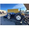 Image 4 : New Holland Workmaster 75 Tractor With Front Loader and Harley T-6 Power Box Rake