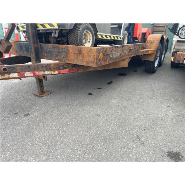 Gooseneck Flatbed Utility/Equipment Trailer with Dual Axles