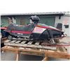 Image 1 : Yamaha Phazer Snowmobile with Odometer Display, Black and Red