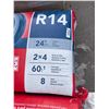 Image 3 : Lot of 2 Rockwool ComfortBatt R14 Thermal Home Insulation, 24-inch, 8 Batts