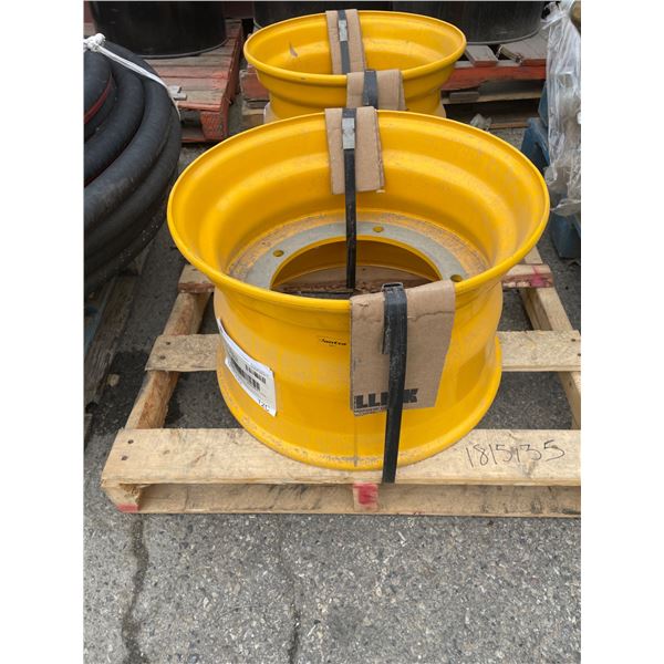Lot of 2 Yellow Replacement Wheel Rim for 4wd/2wd SG/TL Machinery