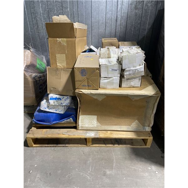 Pallet of Mixed Industrial Components, Including SKF Seals and Wilkerson Desiccant Dryer