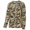 Image 1 : Bassdash Camo Long-Sleeve Shirt, UPF 50+ UV Protection, Size 4XL