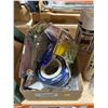 Image 1 : Box Lot Of Assorted Hardware Lot Including Tools and Fasteners