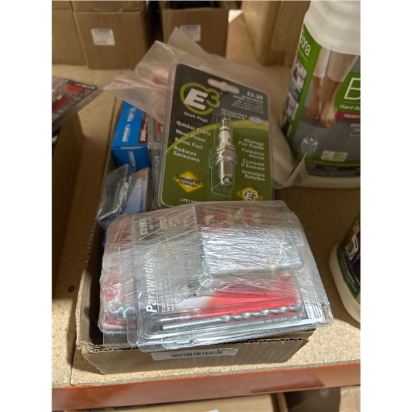 Box Lot of Assorted  Automotive and Tool Components