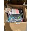 Image 1 : Box lot of Assorted Clothing in Various Styles and Sizes