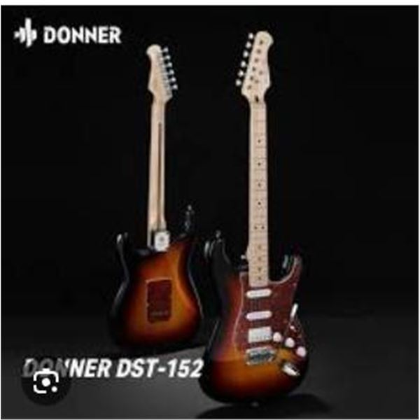 Donner Electric Guitar With Gig Bag and Accessories