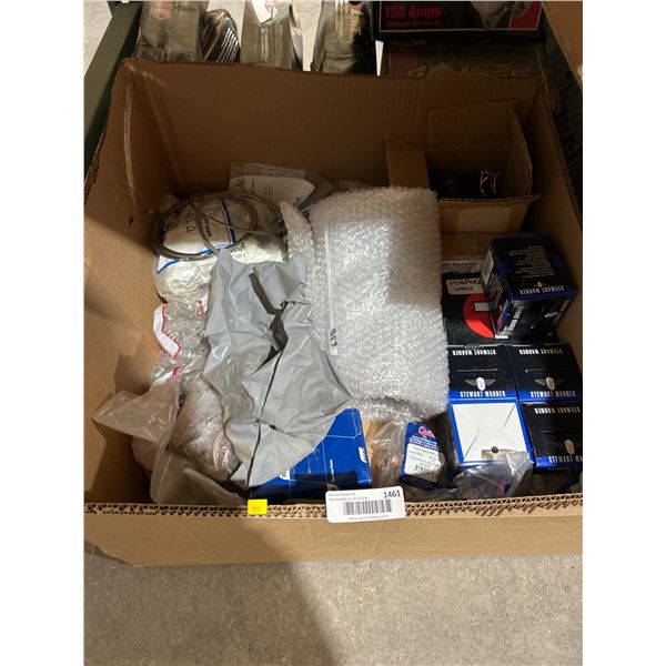 Box lot of Assorted Automotive Parts and Supplies